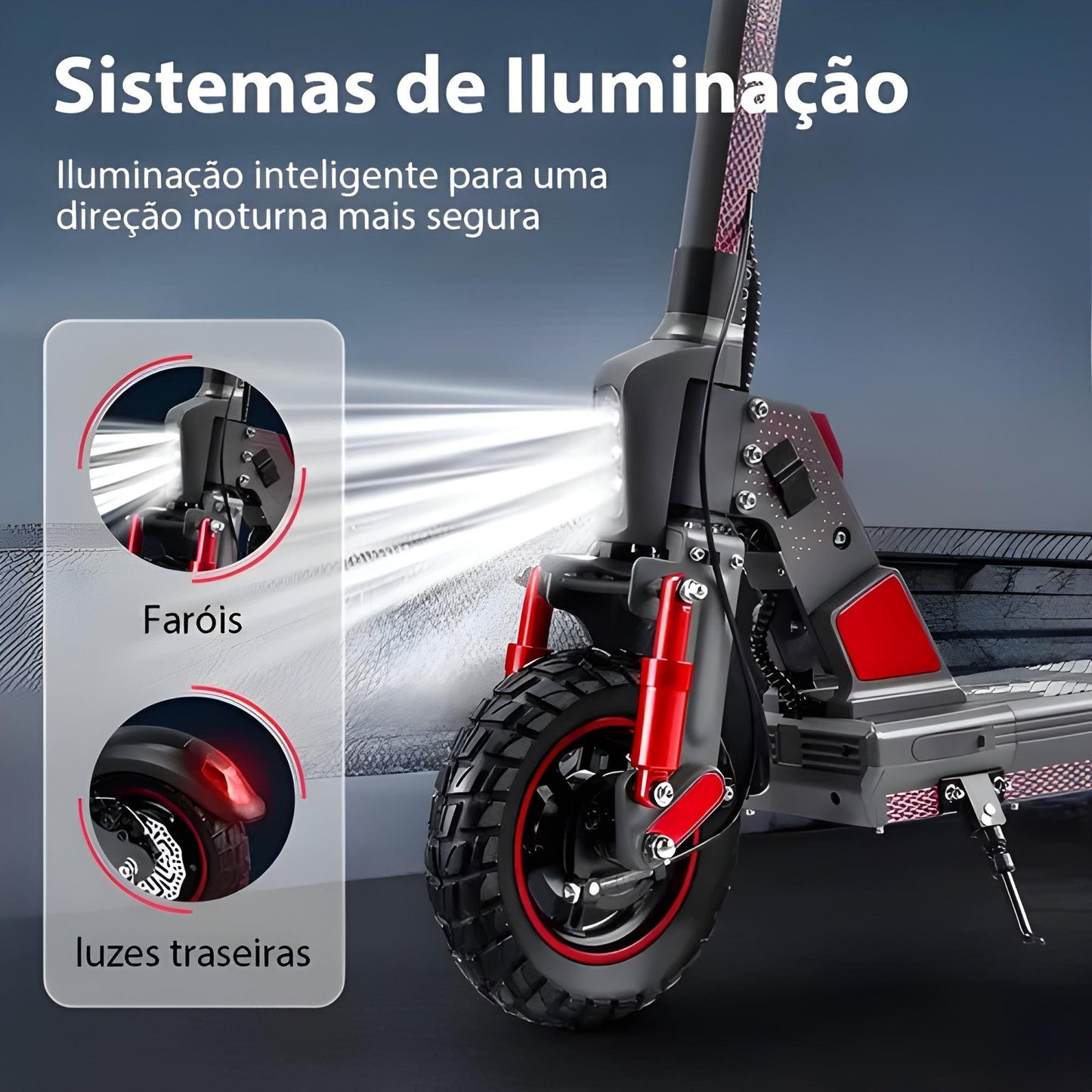 Honey Whale C1 - 980w Patinete Elétrico Scooter 40km 45 Km/h