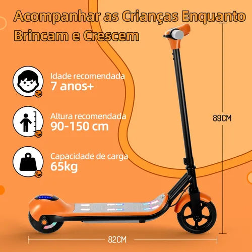 Honeywhale E2 Patinete Elétrico Infantil 138w 15km/h 8km