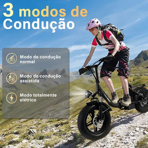 Honey Whale Bk05 - Bicicleta Elétrica 500w 40km 38km/h