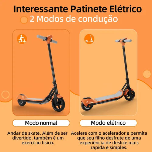 Honeywhale E2 Patinete Elétrico Infantil 138w 15km/h 8km