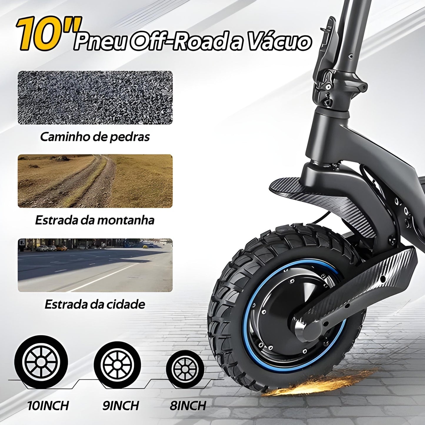 Honey Whale T5 Doble - 750w*2 Patinete Elétrico Scooter 60km/h