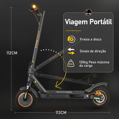 Honey Whale M2 Max-b Patinete Elétrico Scooter 32 Km/h 500w