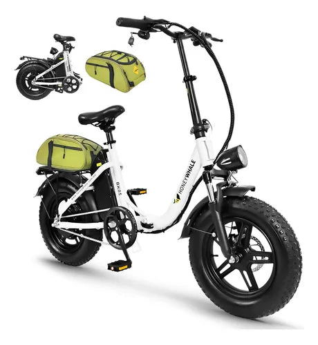 Honey Whale Bk05 - branca - Bicicleta Elétrica 500w 40km 38km/h