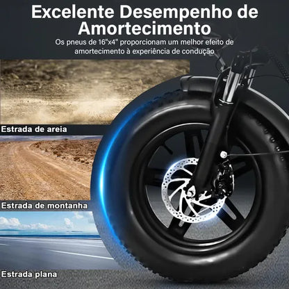 Honey Whale Bk05 - Bicicleta Elétrica 500w 40km 38km/h