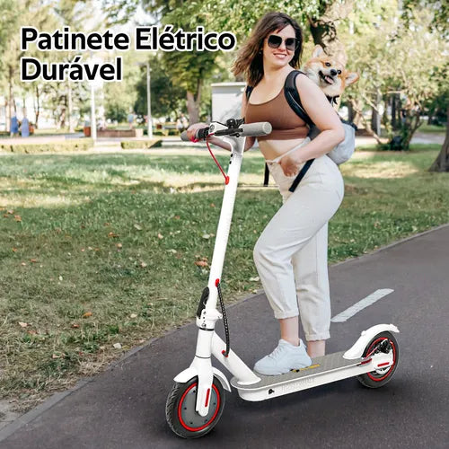 Honey Whale M2 Pro - branco - Patinete Elétrico Scooter 32km/h 500w 22km