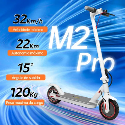 Honey Whale M2 Pro - branco - Patinete Elétrico Scooter 32km/h 500w 22km