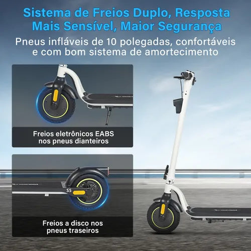 Honey Whale S5 450w Patinete Elétrico Scooter 32km/h 22km