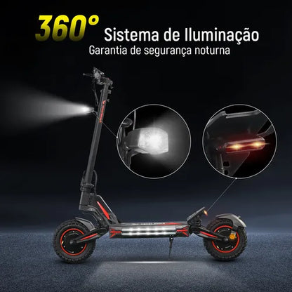 Honeywhale G4 Max Patinete Eletrico Adulto, 1640w*2-72km/h-70km-150kg, Scooter Eletrica Motor-velocidade-autonomia-carga, Patinete Juvenil Dobrável Com Cartão Nfc, Honey Whale