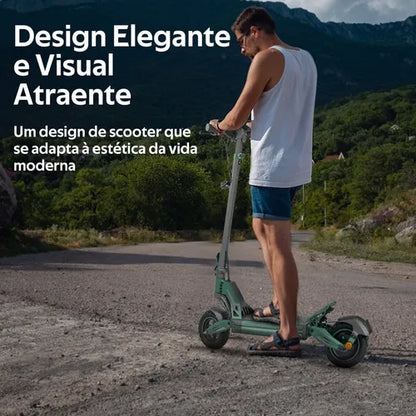 Honey Whale G2 PRO Patinete Elétrico Adulto, Scooter Eletrica Adulto com Motor de 1200W, 50km de Autonomia, 50KM/H Velocidade máxima, Honey Whale Patinete Juvenil Dobrável com Pneu a Vácuo