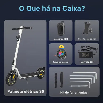 Honey Whale S5 450w Patinete Elétrico Scooter 32km/h 22km