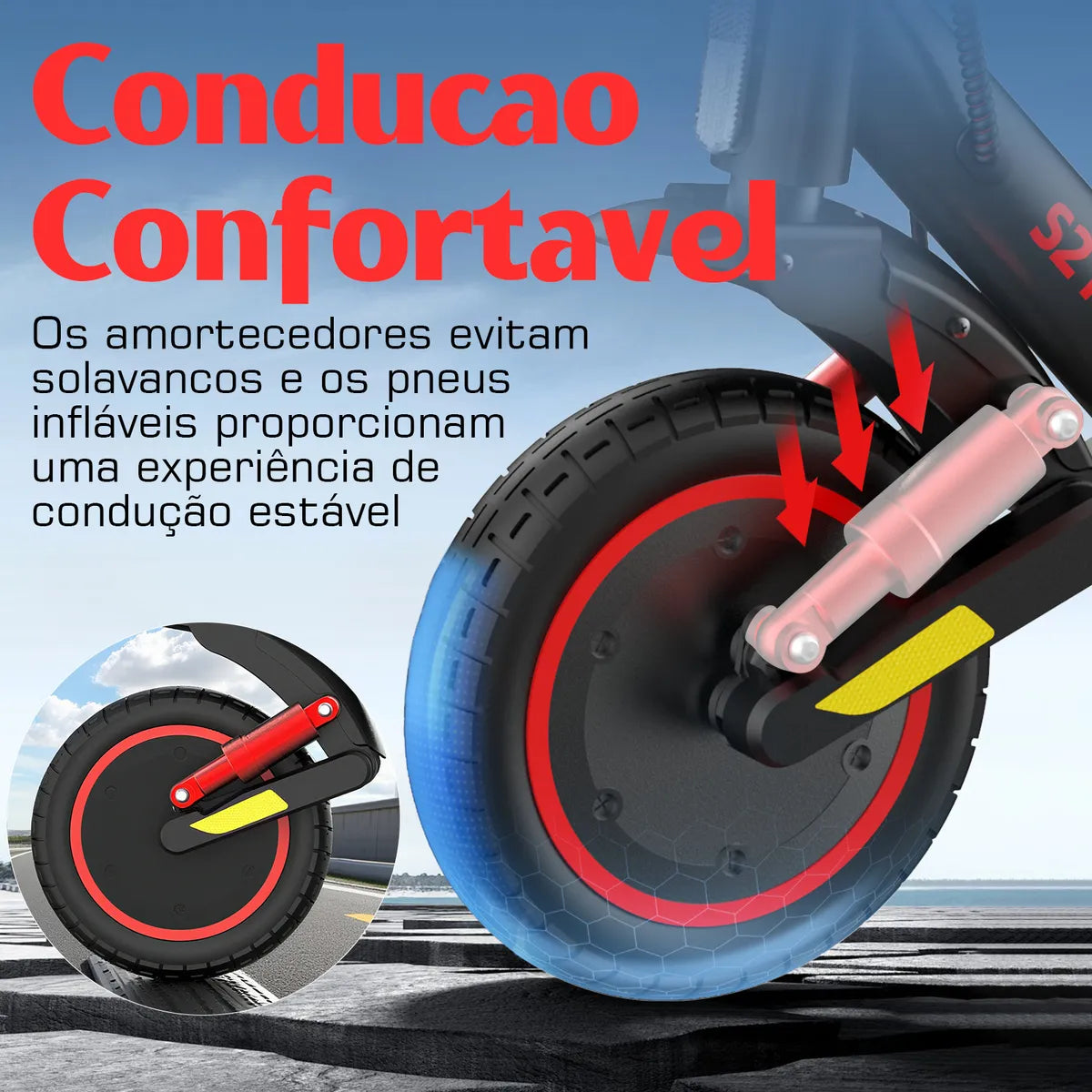 Honeywhale S2 Max Patinete Elétrico Scooter 500w 32km/h