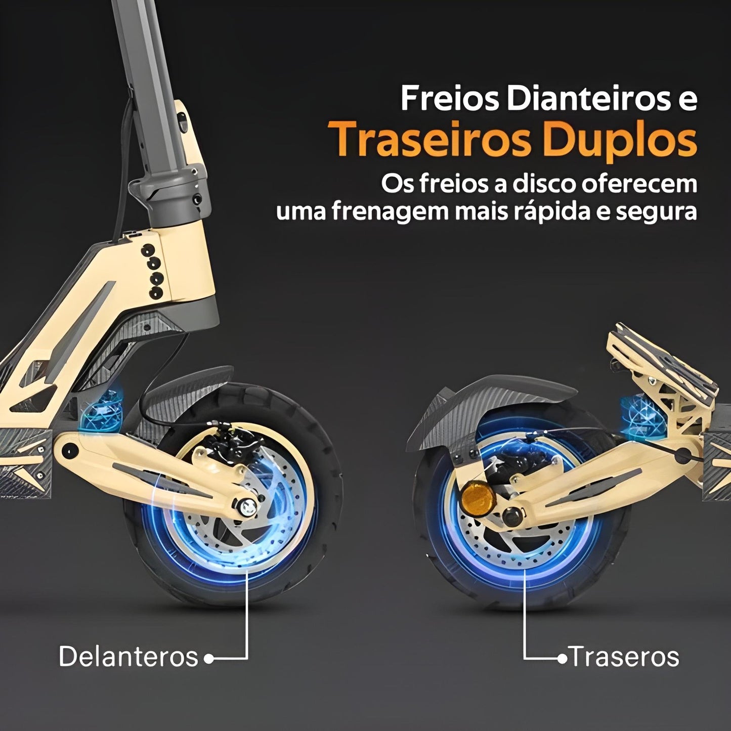 Honey Whale G2 Pro - 1200w Patinete Elétrico Scooter 50km/h