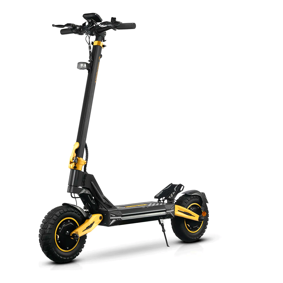 Honeywhale G4 Max Patinete Eletrico Adulto, 1640w*2-72km/h-70km-150kg, Scooter Eletrica Motor-velocidade-autonomia-carga, Patinete Juvenil Dobrável Com Cartão Nfc, Honey Whale Preto-amarelo