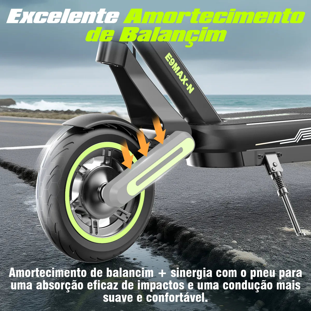 Honeywhale E9max-n Patinete Elétrico, 650w Scooter 40km