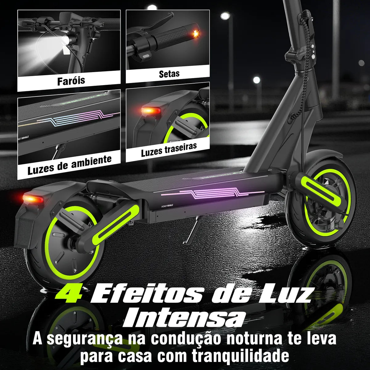 Honeywhale E9max-n Patinete Elétrico, 650w Scooter 40km
