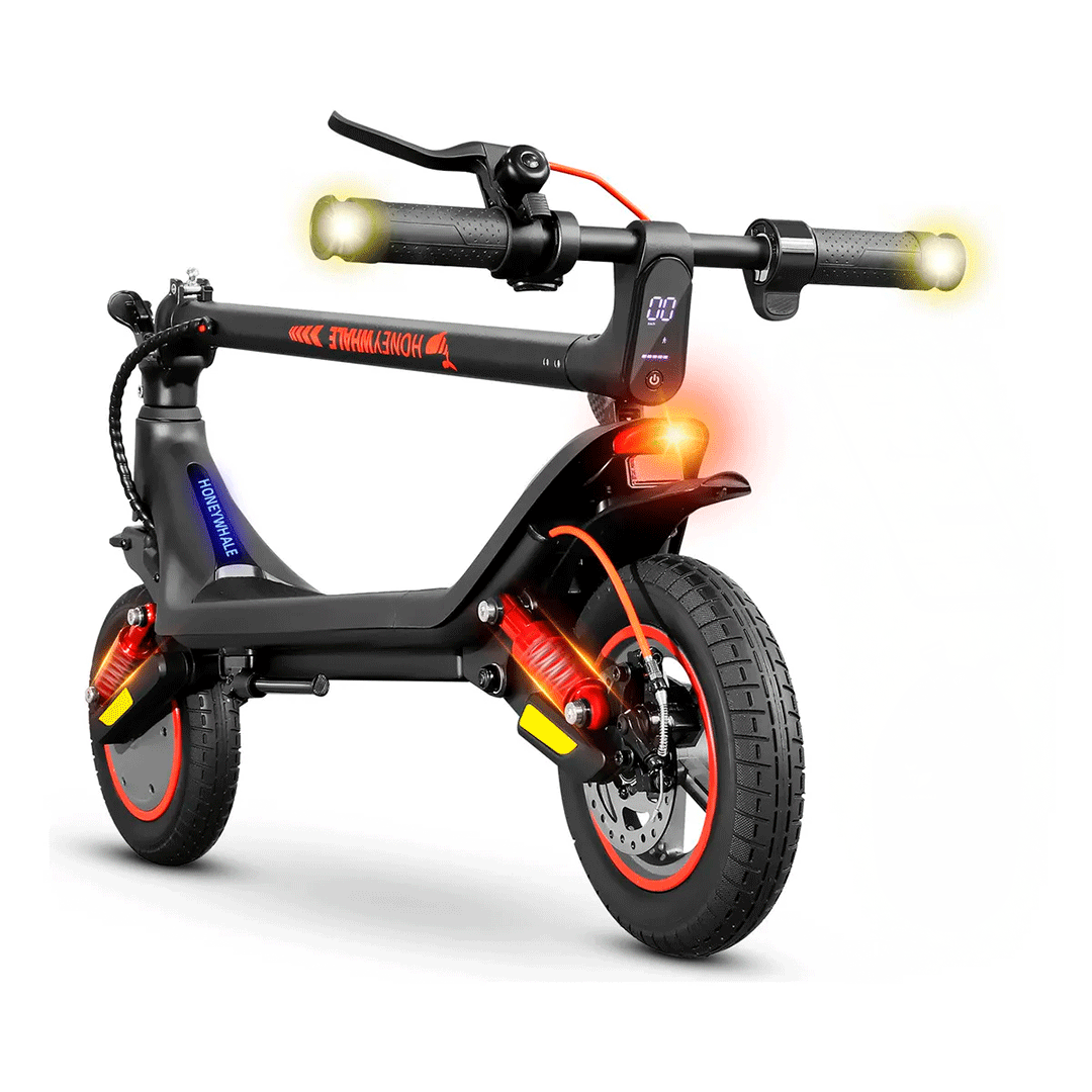 Honeywhale M1 Max Patinete Elétrico Adulto, 500w-25km/h-16km-120kg, Scooter-eletrica-velocidade-juvenil-dobrável-autonomia-de-aplicativo-bluetooth-carge, Suspensão Dianteira E Traseira, Honey Whale