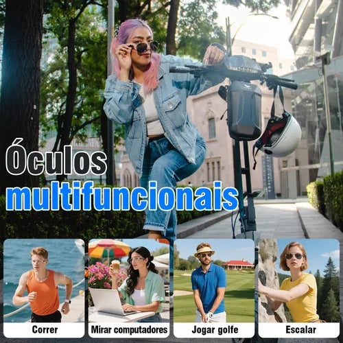 Honeywhale Gl-09 Óculos De Sol Bluetooth, Alto-falante Cor Preto Armação Preto Lente Preto Desenho Espelho