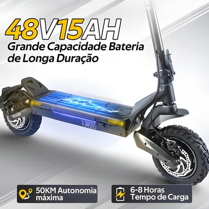 Honey Whale T5 Doble - 750w*2 Patinete Elétrico Scooter 60km/h