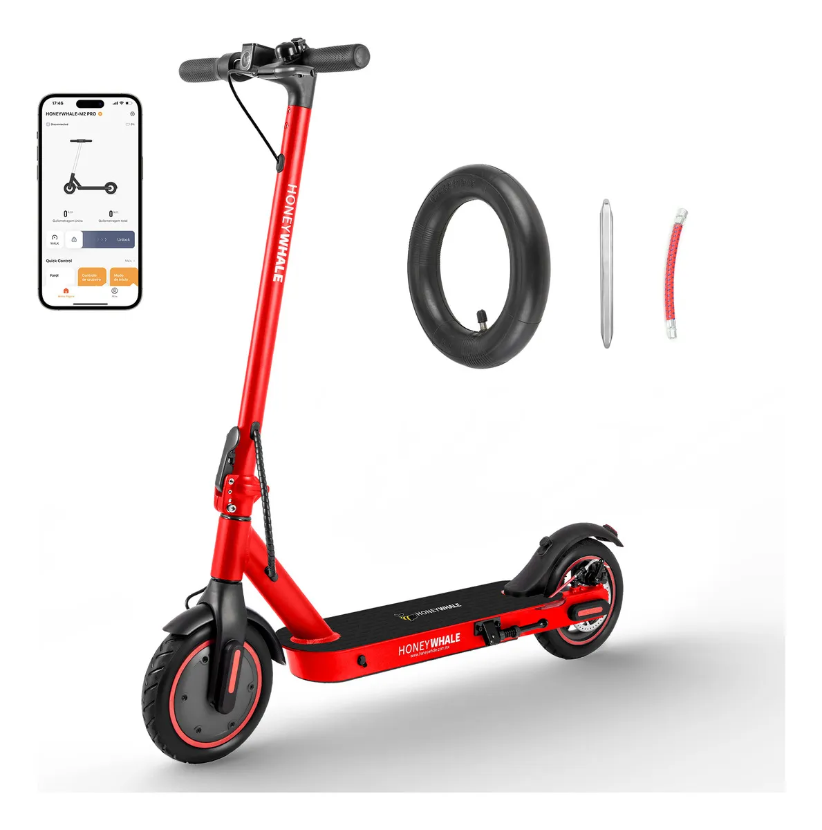 HONEYWHALE M2 Pro Vermelho