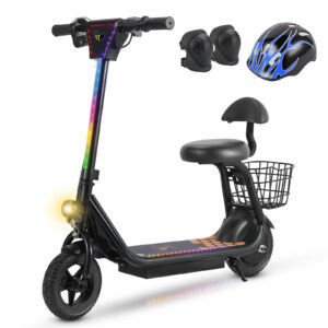 Honeywhale JL006 Patinete Elétrico Infantil Dobrável com Luzes Laterais Dinâmicas