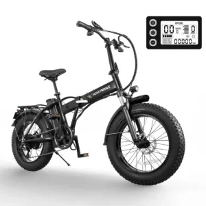 HONEYWHALE F6 PRO-S Bicicleta Elétrica Dobrável Motor 900W Bateria 48V Pneus Fat 20x4"