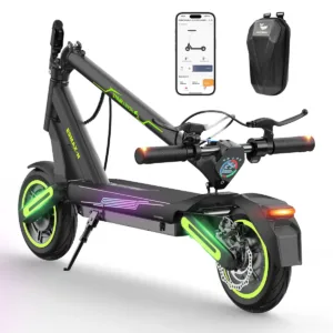 Honeywhale E9 MAX-N Patinete Elétrico Inteligente 650W com Amortecimento de Balancim e Autonomia de 40km